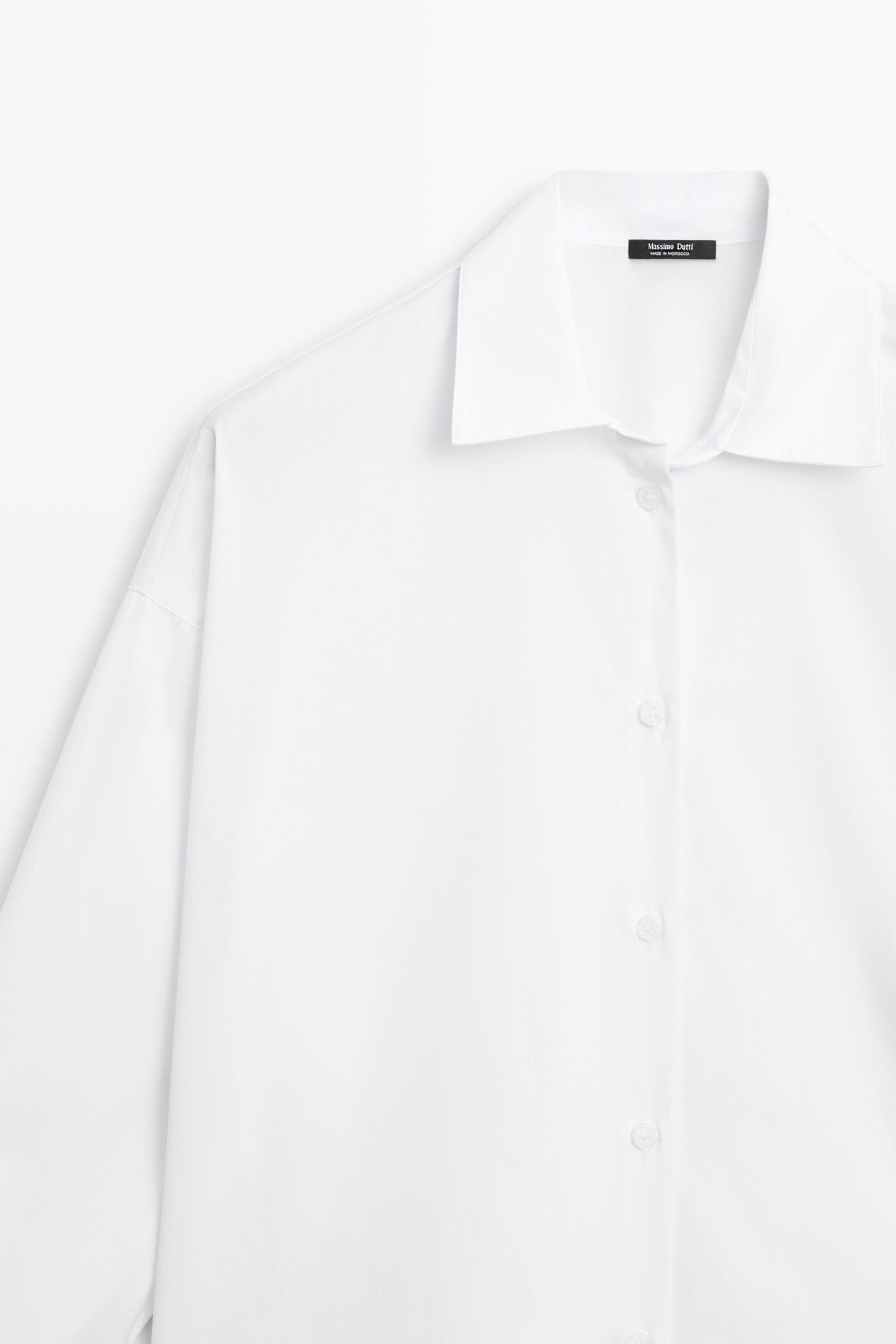 100% cotton poplin shirt